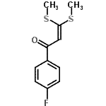 CAS#: 80967-34-6， 1-(4-Fluorophenyl)-3,3-bis(methylsulfanyl)-2-propen-1-one