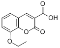 结构式 CAS# 81017-24-5, 8-乙氧基-2-氧代-2H-苯并吡喃-3-羧酸