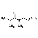 CAS 登录号：81114-04-7， N-烯丙基-N,2-二甲基丙烷硫代酰胺