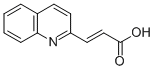 structure of CAS# 81124-50-7, 3-Quinolin-2-Yl-Acrylic Acid;(E)-3-Quinolin-2-Ylprop-2-Enoic Acid;3-(2-Quinolyl)Prop-2-Enoic Acid;(E)-3-(2-Quinolyl)Prop-2-Enoic Acid