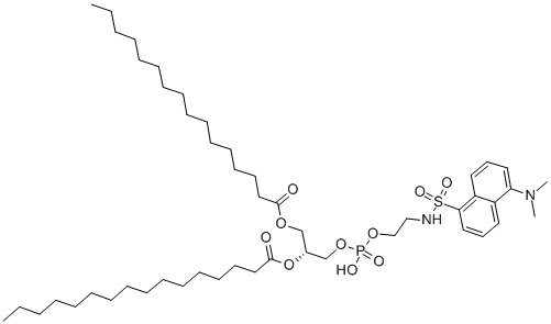 CAS#: 81425-71-0， 1,2-Dihexadecanoyl-SN-Glycero-3-Phospho-[N-Dansyl]Ethanolamine