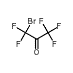 structure of CAS# 815-23-6, 1-Bromo-1,1,3,3,3-pentafluoroacetone;1-bromo-1,1,3,3,3-pentafluoropropan-2-one;3-bromo-1,1,1,3,3-pentafluoroacetone;Bromopentafluoroacetone