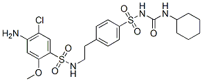 CAS#: 81514-39-8， 1-[4-[2-[(4-Amino-5-Chloro-2-Methoxy-Phenyl)Sulfonylamino]Ethyl]Phenyl ]Sulfonyl-3-Cyclohexyl-Urea