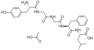 structure of CAS# 81678-16-2, Leucine Enkephalin Acetate Salt;Leucine  Enkephalin  Hydrate  Acetate  Salt;LEUCINE ENKEPHALIN SYNTHETIC ACETATE;TYR-GLY-GLY-PHE-LEU ACETATE SALT