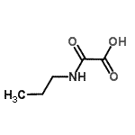 structure of CAS# 81682-53-3, Oxo(propylamino)acetic acid;acetic acid, oxo(propylamino);acetic acid, oxo(propylamino)-;N-propylmethanecarboxylic acid