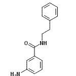 structure of CAS# 81882-72-6, 3-Amino-N-(2-phenylethyl)benzamide;3-amino-N-(2-phenylethyl)benzamide;3-Amino-N-phenethylbenzamide;MFCD08691857