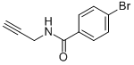 structure of CAS# 82225-32-9, 4-Bromo-N-propargyl-benzamide;4-Bromo-N-Prop-2-Ynyl-Benzamide;4-Bromo-N-Propargyl-Benzamide