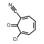 CAS#: 825-47-8， 6-Chloro-7-oxo-1,3,5-cycloheptatriene-1-carbonitrile