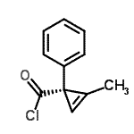 CAS#: 82555-75-7， (1S)-2-Methyl-1-phenyl-2-cyclopropene-1-carbonyl chloride