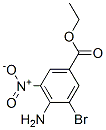 structure of CAS# 82760-42-7, Ethyl 4-Amino-3-Bromo-5-Nitrobenzoate;Ethyl 4-Amino-3-Bromo-5-Nitro-Benzoate;4-Amino-3-Bromo-5-Nitrobenzoic Acid Ethyl Ester;4-Amino-3-Bromo-5-Nitro-Benzoic Acid Ethyl Ester