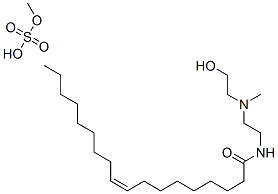 CAS 登录号：82799-37-9， N-[2-[(2-羟基乙基)甲基氨基]乙基]油酰胺硫酸甲酯盐
