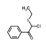 CAS#: 82834-04-6， 2-Chloro-2-(ethylsulfanyl)-1-phenylethanone