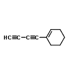 CAS 登录号：82936-58-1， 1-(1,3-丁二炔-1-基)环己烯