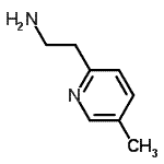 CAS 登录号：830348-34-0， 2-(5-甲基-2-吡啶基)乙胺