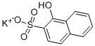 structure of CAS# 832-49-5, 1-Naphthol-2-Sulfonic Acid Potassium Salt;Potassium 1-Hydroxy-2-Naphthalenesulfonate;2-Naphthalenesulfonic Acid, 1-Hydroxy-, Monopotassium Salt