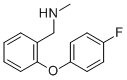 structure of CAS# 833482-53-4, 1-[2-(4-Fluorophenoxy)Phenyl]-N-Methylmethylamine;1-[2-(4-FLUOROPHENOXY)PHENYL]-N-METHYLMETHYLAMINE;[2-(4-FLUORO-PHENOXY)-BENZYL]-METHYL-AMINE