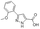 structure of CAS# 834868-54-1, 5-(3-Methoxyphenyl)-1H-Pyrazole-3-Carboxylic Acid;3-(2-Methoxyphenyl)-1H-Pyrazole-5-Carboxylic Acid(SALTDATA: FREE);5-(3-METHOXYPHENYL)-1H-PYRAZOLE-3-CARBOXYLIC ACID, 95+%;3-(2-METHOXYPHENYL)-1H-PYRAZOLE-5-CARBOXYLIC ACID