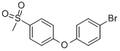 CAS 登录号：83642-28-8， 1-(4-溴苯氧基)-4-甲烷磺酰基苯