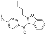 结构式 CAS# 83790-87-8, (2-丁基苯并呋喃-3-基)(4-甲氧基苯基)甲酮