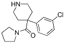 CAS#: 83949-26-2， 1-[[4-(3-Chlorophenyl)-4-Piperidyl]Carbonyl]Pyrrolidine