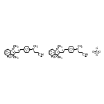 CAS#: 83950-01-0， Bis{2-[(E)-2-{4-[(2-cyanoethyl)(methyl)amino]phenyl}vinyl]-1,3,3-trimethyl-3H-indolium} sulfate