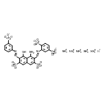 CAS#: 83984-87-6， Ammonium hydrogen 4-amino-3-[(2,5-disulfonatophenyl)diazenyl]-5-hydroxy-6-[(3-phosphonatophenyl)diazenyl]-2,7-naphthalenedisulfonate (5:1:1)