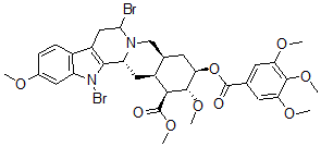 CAS#: 84057-90-9， Dibromoreserpine