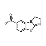 CAS 登录号：84100-55-0， 6-硝基-2,3-二氢咪唑并[2,1-b][1,3]苯并噻唑