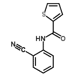CAS 登录号：84197-49-9， N-(2-氰基苯基)-2-噻吩甲酰胺