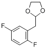 结构式 CAS# 842123-88-0, 1,4-二氟-2-(1,3-二氧戊环-2-基甲基)苯