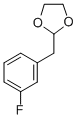 结构式 CAS# 842123-99-3, 3-(1,3-二氧戊环-2-基甲基)-1-氟苯