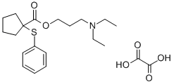 CAS#: 84245-07-8， 1-(Phenylthio)-Cyclopentanecarboxylic Acid 3-(Diethylamino)Propyl Ester Ethanedioate