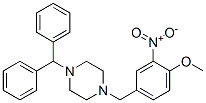 CAS#: 84255-06-1， 1-Benzhydryl-4-[(4-Methoxy-3-Nitrophenyl)Methyl]Piperazine