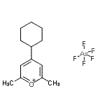 CAS 登录号：84304-16-5， 4-环己基-2,6-二甲基吡喃鎓六氟砷酸盐(1-)