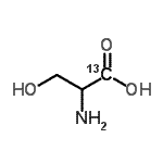 CAS 登录号：84344-20-7， (1-<sup>13</sup>C)丝氨酸