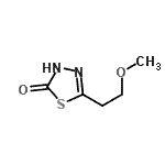 CAS 登录号：84352-78-3， 5-(2-甲氧基乙基)-1,3,4-噻二唑-2(3H)-酮