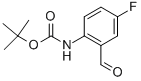 结构式 CAS# 844891-31-2, 4-氟-2-甲酰基苯基氨基甲酸叔丁酯