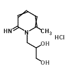 CAS#: 84540-69-2， 3-(2-Imino-6-methyl-1(2H)-pyridinyl)-1,2-propanediol hydrochloride (1:1)
