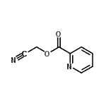 CAS 登录号：84555-18-0， 氰基甲基2-吡啶羧酸酯