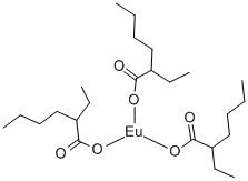 structure of CAS# 84573-73-9, Europium (III) 2-Ethylhexanoate