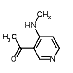 CAS#: 84575-46-2， 1-[4-(Methylamino)-3-pyridinyl]ethanone