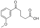 structure of CAS# 845781-34-2, 5-(3-Methoxyphenyl)-5-Oxovaleric Acid;5-(3-METHOXYPHENYL)-5-OXOVALERIC ACID
