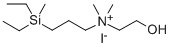 CAS#: 84584-64-5， 3-(Diethylmethyl)-N-(2-Hydroxyethyl)-N,N-Dimethyl-1-Propanaminium Iodide