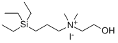 CAS 登录号：84584-65-6， N-(2-羟基乙基)-N,N-二甲基-3-(三乙基硅烷基)-1-丙铵碘化物
