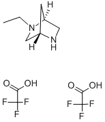 结构式 CAS# 845866-61-7, (1S,4S)-(+)-2-乙基-2,5-二氮杂-双环[2.2.1]庚烷二盐酸盐