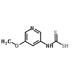 CAS 登录号：846064-77-5， (5-甲氧基-3-吡啶基)二硫代氨基甲酸