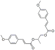 CAS#: 84625-55-8， 3-(4-Methoxyphenyl)-2-Propenoic Acid 1-Methyl-1,2-Ethanediyl Ester