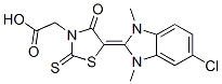 CAS#: 84696-95-7， 5-(5-Chloro-1,3-Dihydro-1,3-Dimethyl-2H-Benzimidazol-2-Ylidene)-4-Oxo-2-Thioxothiazolidin-3-Acetic Acid