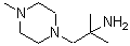 structure of CAS# 84725-48-4, alpha,alpha,4-Trimethyl-1-Piperazineethanamine;2-Methyl-1-(4-Methylpiperazin-1-Yl)Propan-2-Amine(SALTDATA: 0.05H2CO3);1-Piperazineethanamine,-Alpha-,-Alpha-,4-Trimethyl-(9CI);2-METHYL-1-(4-METHYLPIPERAZIN-1-YL)PROPAN-2-AMINE