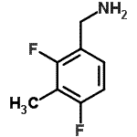 structure of CAS# 847502-90-3, 1-(2,4-Difluoro-3-methylphenyl)methanamine;(2,4-difluoro-3-methylphenyl)methanamine;2,4-Difluoro-3-methyl benzylamine;2,4-Difluoro-3-methylbenzylamine